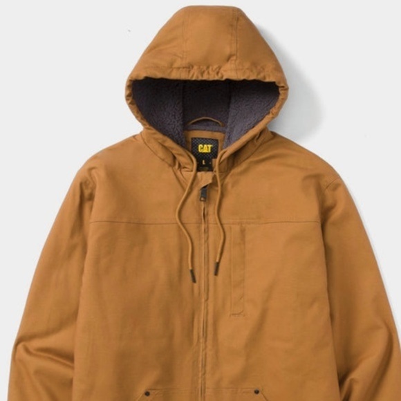 Caterpillar Other - NWT Men's Caterpillar Hooded Sherpa Lined Jacket Size 2XL 🔥🔥